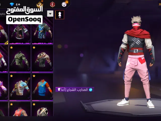 حسابان 2 فري فاير للبيع بسعر حرق