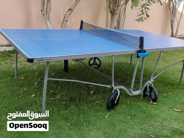 Decathlon Foldable Table Tennis Table + 8 Paddles + 14 Balls + 2 Nets – BD 150