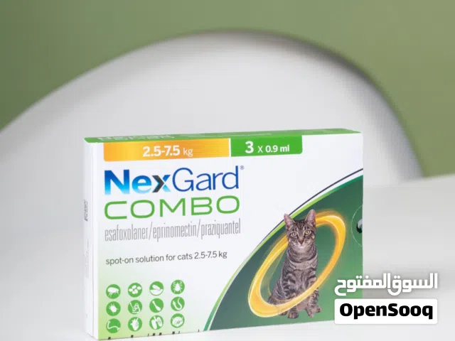 طارد للحشرات وواقي الديدان للقطط والكلاب