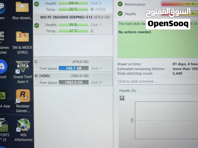 هارد ديسك HDD 2T