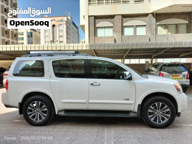 2007 Nissan Armada SUV for Sale - GCC Specs, White, Fully Equipped, Good Condition