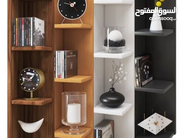 ديكورات وارفف خشبية