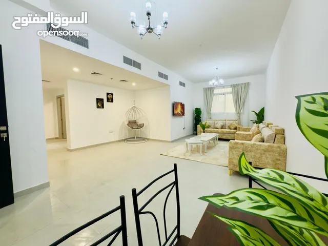 F1 / للايجار الشهري في عجمان -  غرفتين وصالة  - فرش جديد  - كورنيش عجمان  - شامل  جميع   الفواتير -