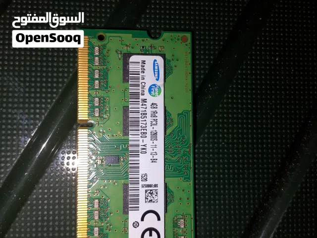 Laptop RAM 4GB ddr3 for sale للبيع