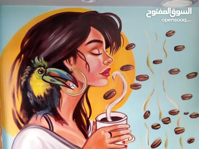 رسام عام احترافى متخصص في رسم جميع انواع التابلوهات وجميع انواع الحوائط وجميع انواع الدعايه والاعلان