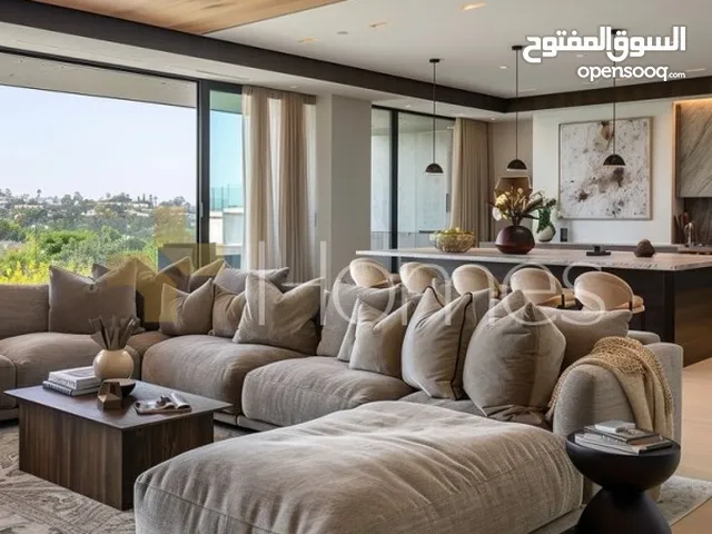 شقة مع ترس للبيع في رجم عميش بمساحة بناء 220م