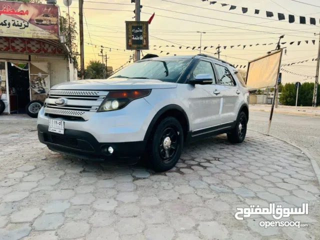 فورد اكسبلور موديل 2013 ليمتد واحد على واحد لون رصاصي اجمل الوان الفورد وارد امريكي