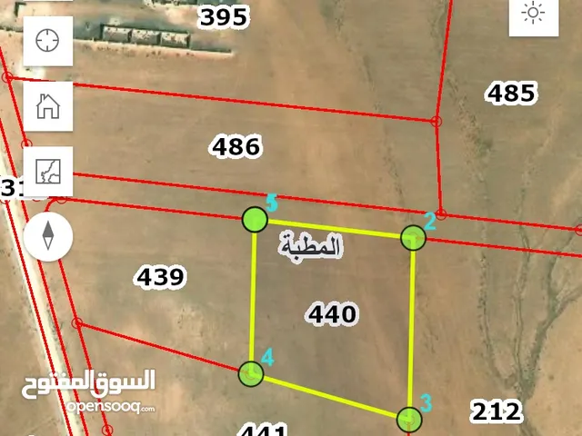 قطعة ارض للبيع الموقر (حوض الحماد) 4 دونمات