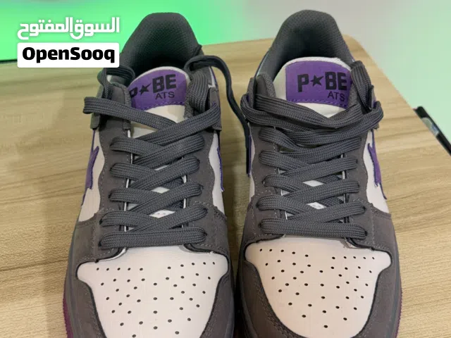 BAPE STA Grey Purple جديد تماماً