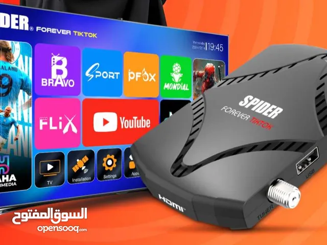 رسيفر سبايدر Forever TikTok مع اشتراك لمدة 10 سنوات شامل توصيل داخل عمان