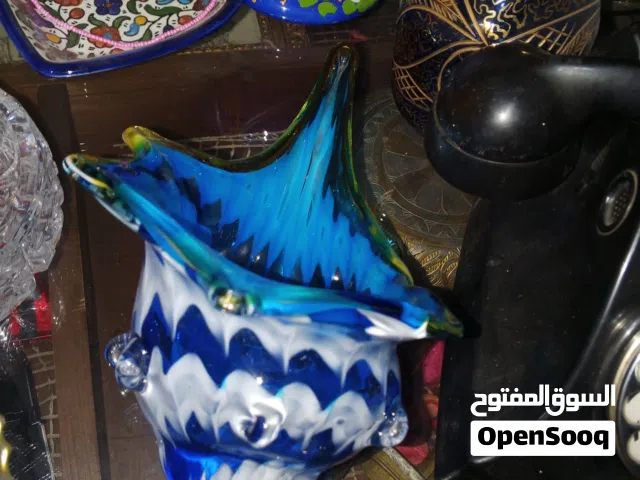 زجاج مورانوا ازرق