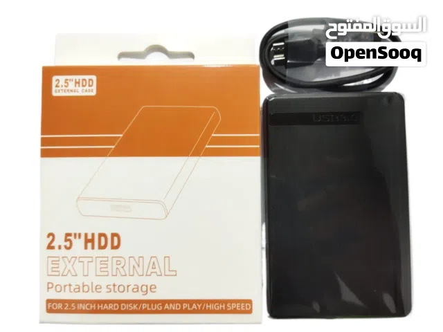 النوع حاوية (Enclosure) لهارد SSD HDD خارجي المقاس المدعوم
