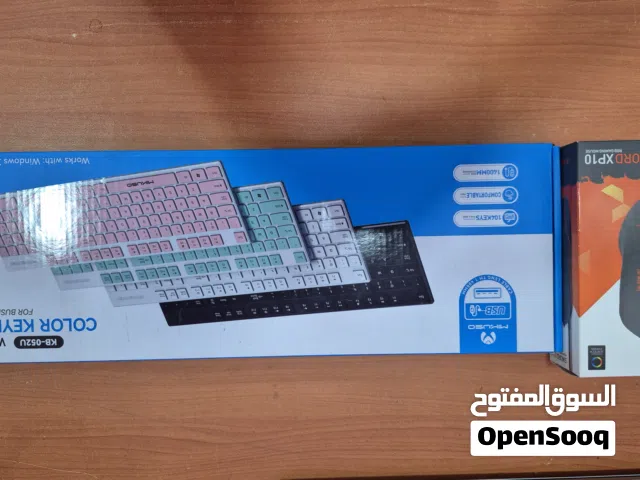 للبيع ماوس و كيبورد تم اخراجهم من الكارتون فقط و تجربتهم ، نظيفين جدا