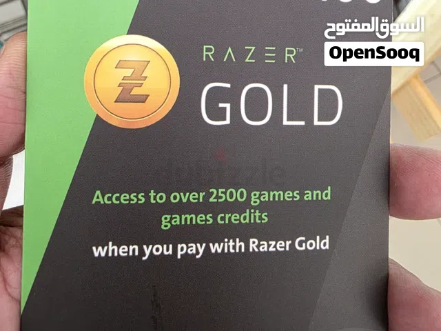 بطاقات ريزر جولد