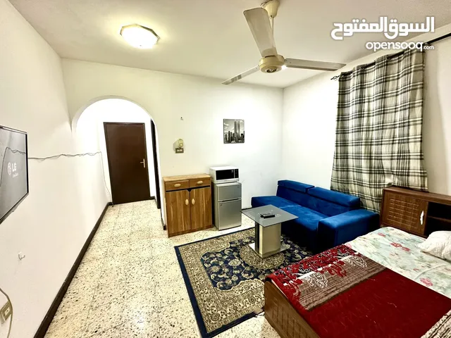 Room with bathroom only without kitchen furnished in ghoubra opposite panorama moll