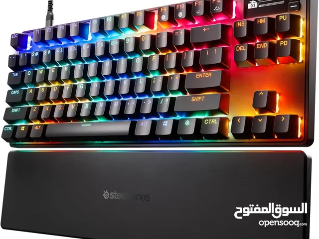 SteelSeries Apex Pro TKL Gen 3 HyperMagnetic افضل كيبورد في العالم من ستيل سيريس قابل لتعديل السرعة