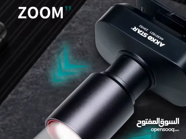 كشاف راس تليسكوب الاصلي بمنفذ شحن تايب سي بدرجتين لشدة الاضاءة