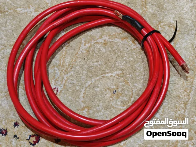 كيبل 4 guage نحاس كولتي طوله 6 متر استخدم اقل من شهر