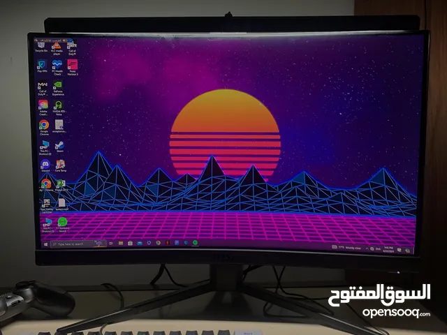 ست اب كمبيوتر العاب مع شاشه، بي سي جمينج Pc gaming setup and monitor