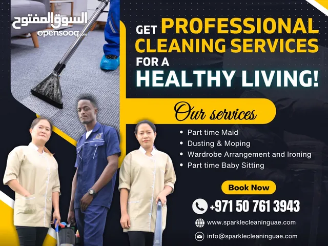 Professional Cleaners at your Door Step