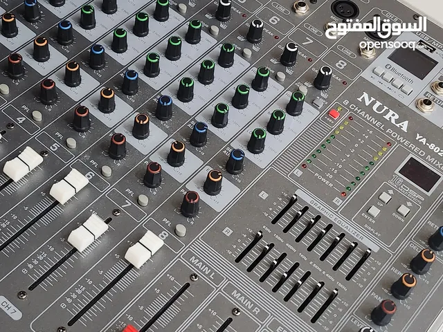 ميكسر للحفلات والمناسبات والمؤتمرات يدعم مايك لاسلكي