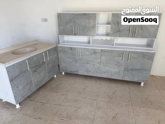 كاونتر مترين ارضي ومترين ملحق وسنك متر و20