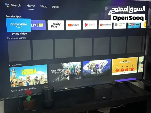 تلفزيون 55 بوصة من شركة جينرال تيك دقة 4k سمارت