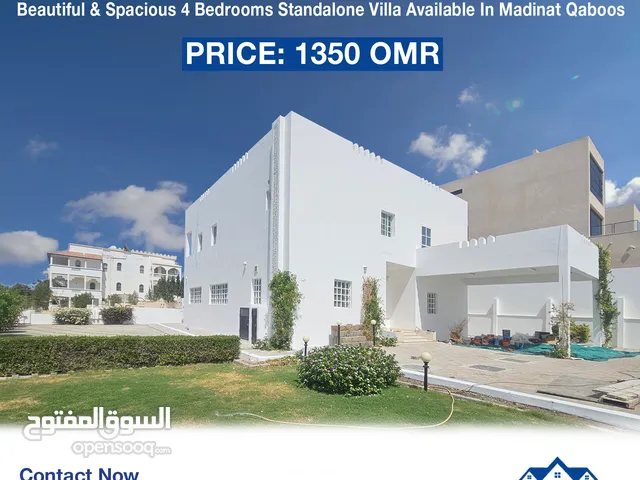 Beautiful & Spacious 4-Bedroom Standalone Villa for Rent in Madinat Sultan Qaboos