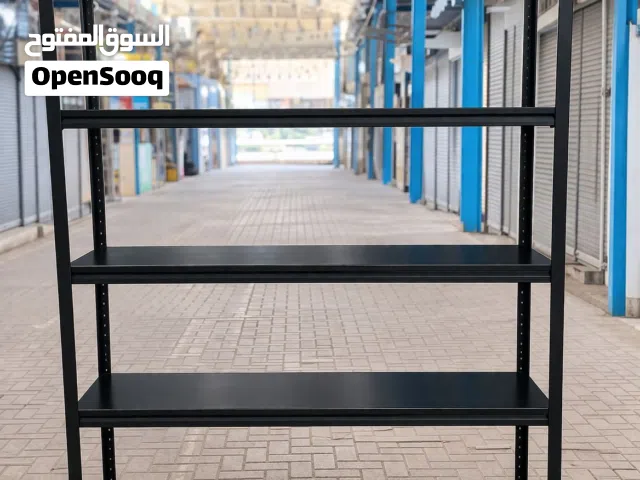 Light weight shelf  hight 2mitter length 1.5mitter and werth 50cm with 5leve colour black and white