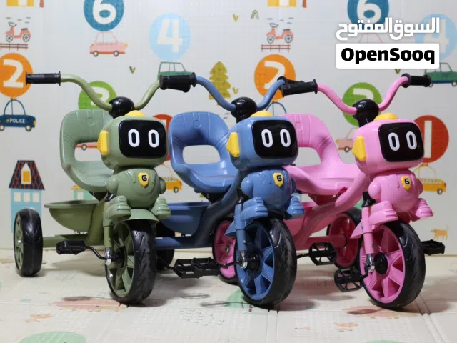 جديد ومميز في Island Toys دراجة ثلاثية بتصميم روبوت جذاب للأطفال