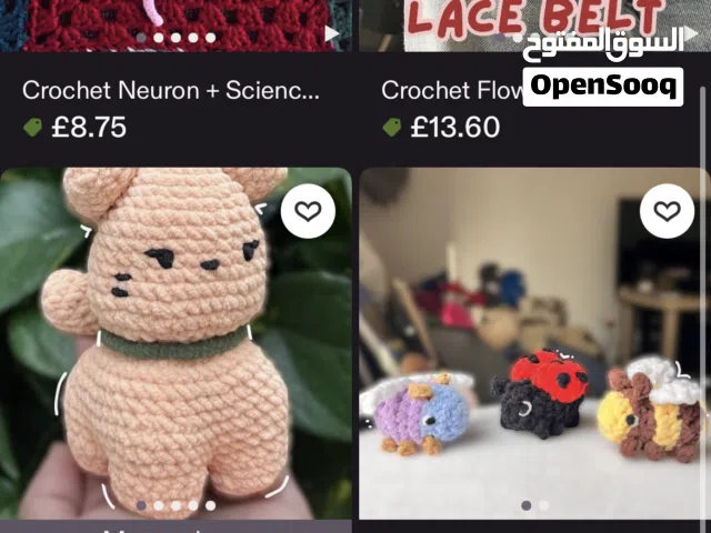 Handmade Crochet Plushies For Sale