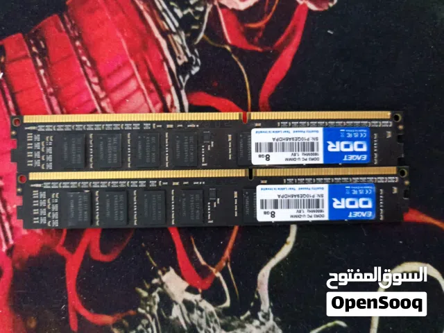 قطعتين رامات ddr3 للبيع 16 غيغا