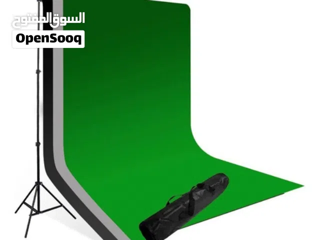 كروما تصوير مع 3 الوان اخضر اسود وابيض