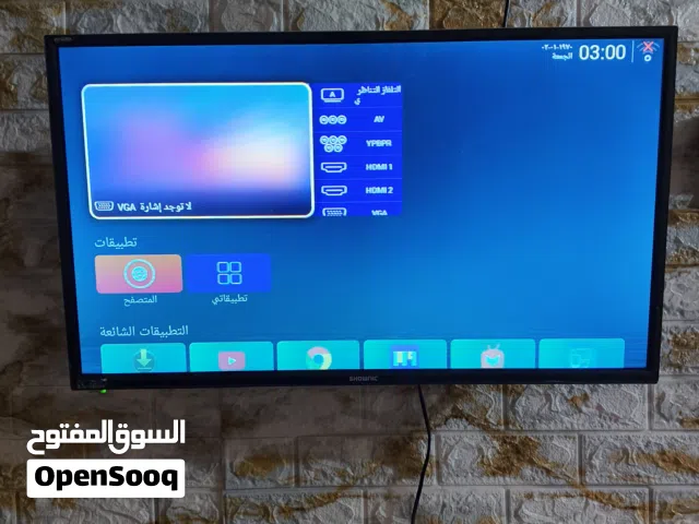 شاشه بلازما سمارت بيها برامج وكلشي شغال جديده تكنك