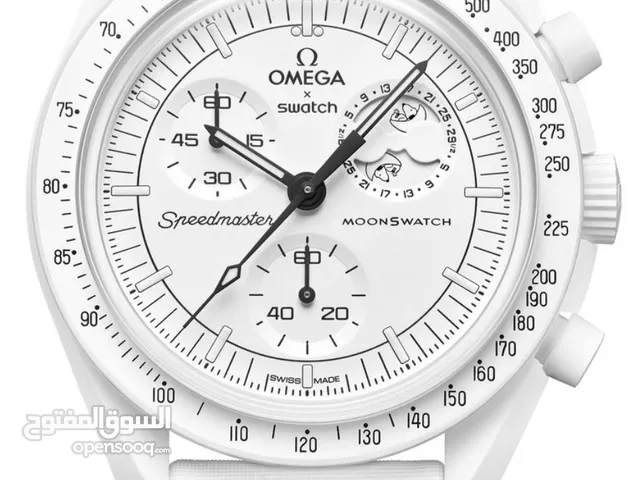 Full white Omega swatch Snoopy