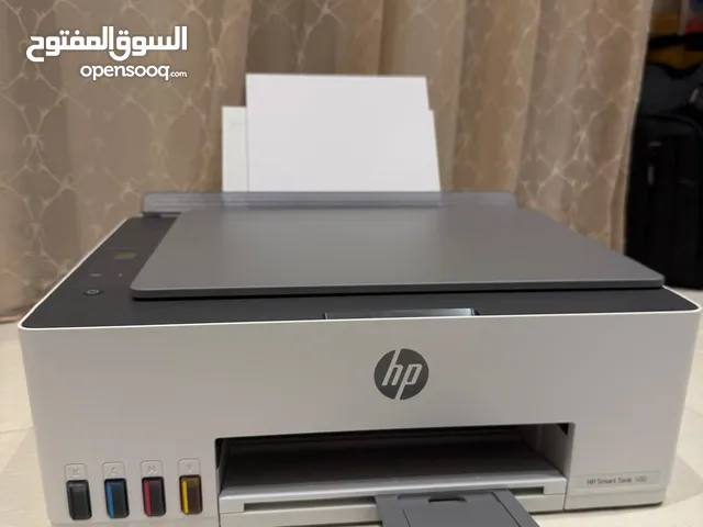 طابعة Hp Smart Tank 580 مستعمله بحالة نظيفة للبيع HP PRINTER USED FOR SALE