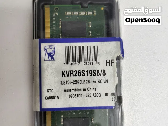 Kingston 8GB DDR4-2666 RAM for laptop