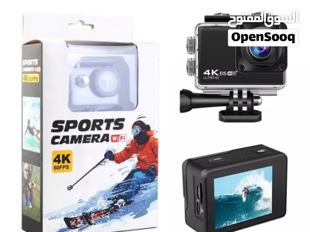 Wi-Fi action camera 24 MP wide angle lens with dual screen.