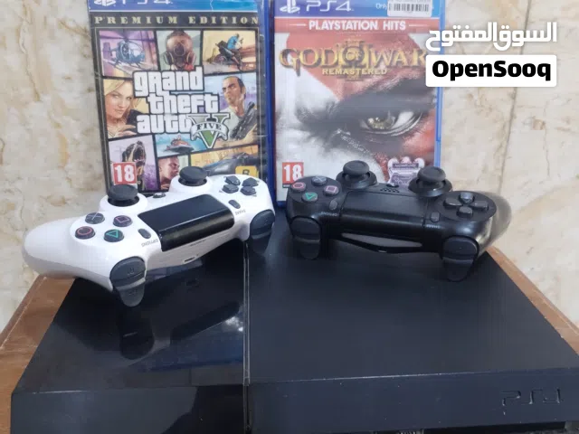 بلي4 اخو الجديد استعمال قليل اولاين تجي وياه لعبتين gta5 وGOD OF WAR III الجزء الثالث وجويستك 2