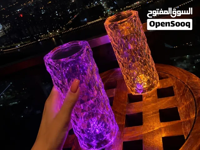 فواحة كريستال LED فاخرة تصميم كريستال أنيق وفخم شكلها شيك جدًا وبتدي لمسة ديكور راقية لأي مكان