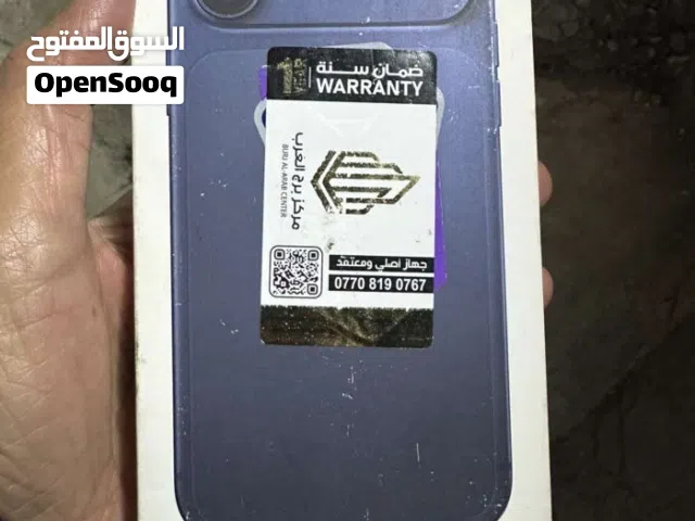 ايفون 17 بروماكس 256 ازرق تك سيم كارت