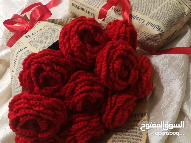 باقة ورد كروشيه
