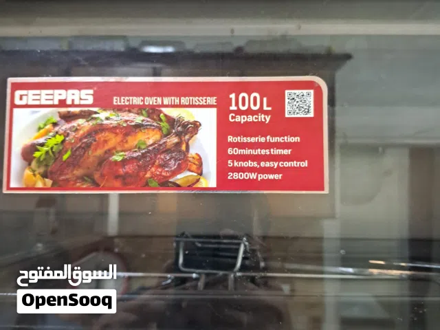 فرن كهرباء جيباس 100 لتر صنع  في دبي استعمال خفيف جدآ