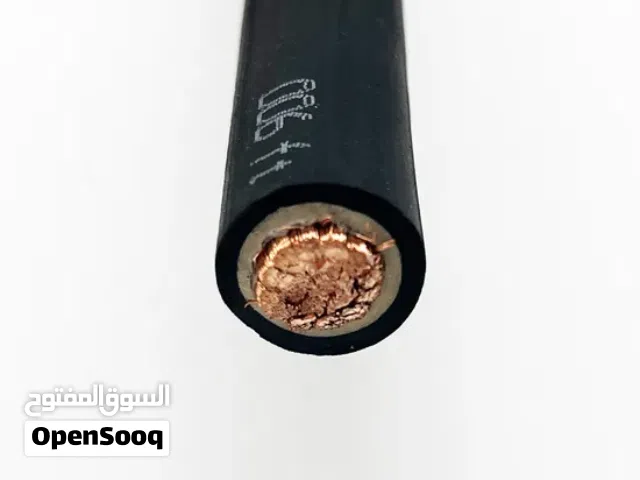 للبيع كيبل صناعي 50 ملم مفرد 10 متر و 8 متر معيارH07NR-F، شحمة حرارية نحاسية