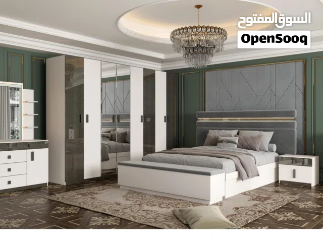 غرف نوم 9 قطع روعه مع دوشق طبي وتركيب مجاني