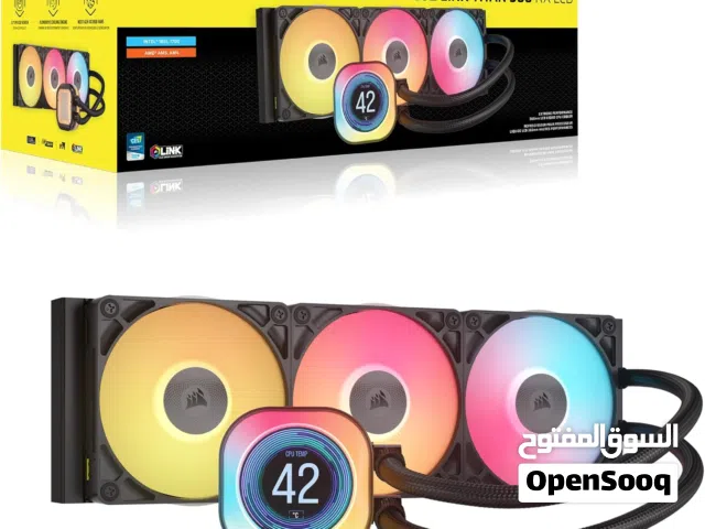 CORSAIR iCUE LINK TITAN 360mm RX LCD Liquid CPU Cooler