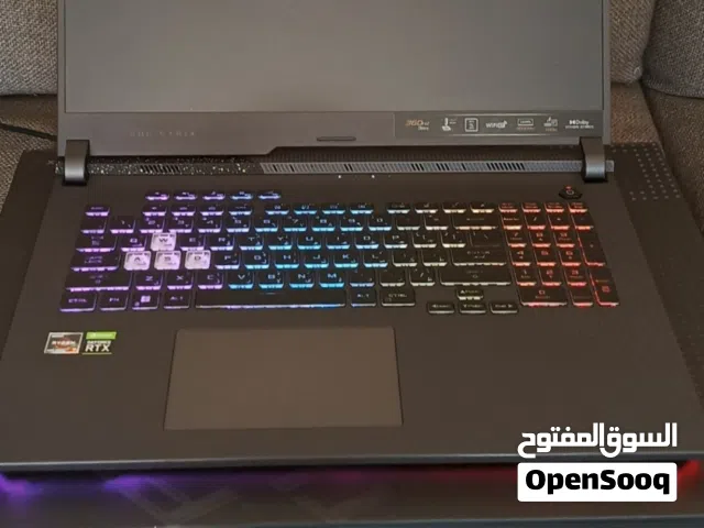 ASUS rog strix 17.3" 360hz RTX 3060 16gb 1tb NVMe دفعة و أقساط شهرية دفعات و قسط شهري