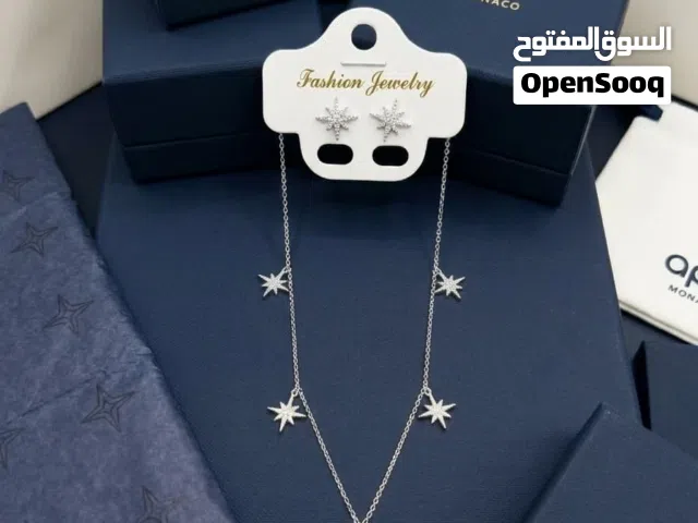 اطقم قلادة و حلق (stainless steel)