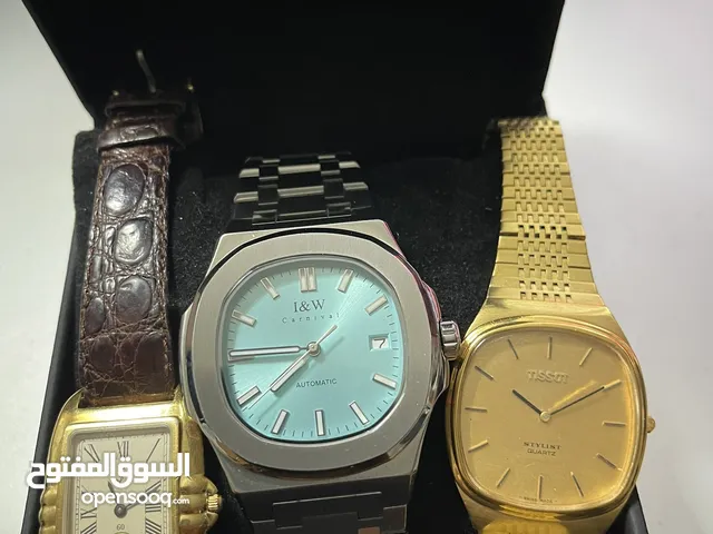 3 men watches I&W Carnival, Tissot & YSL