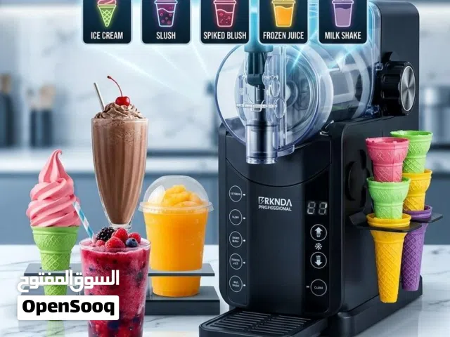 ماكينة آيس كريم وسلاش احترافية 2 في 1 – متعة الصيف في ثوانٍ  Professional Ice Cream & Slush